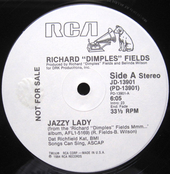 Richard 'Dimples' Fields : Jazzy Lady (12", Promo)