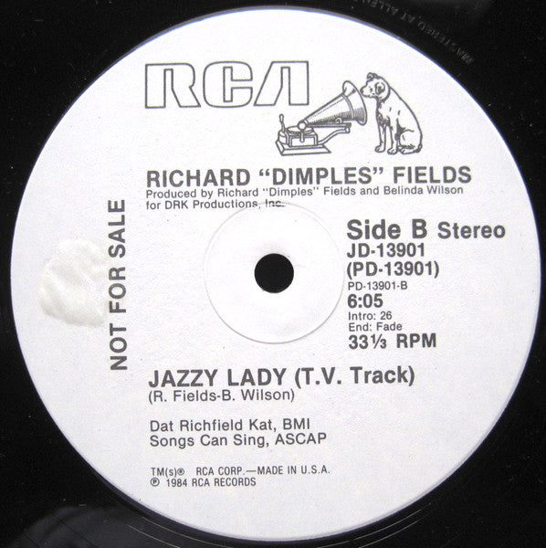 Richard 'Dimples' Fields : Jazzy Lady (12", Promo)