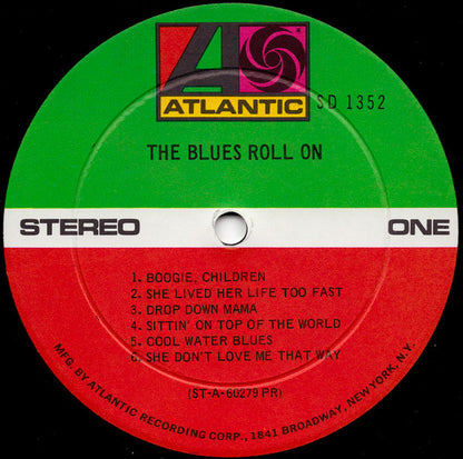 Various : The Blues Roll On (LP, RE)