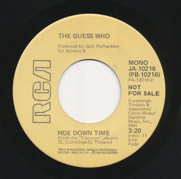The Guess Who : Loves Me Like A Brother (7", Mono, Promo)
