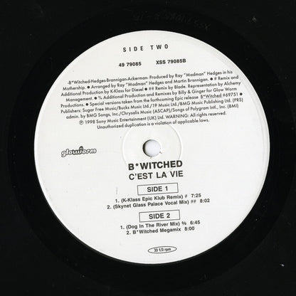 B*Witched : C'est La Vie (12")