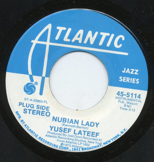 Yusef Lateef : Nubian Lady (7", Mono, Promo, PL )