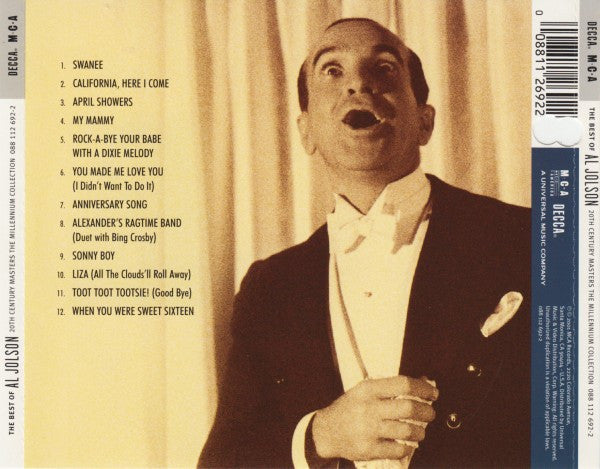Al Jolson : The Best Of Al Jolson (CD, Comp, RM)