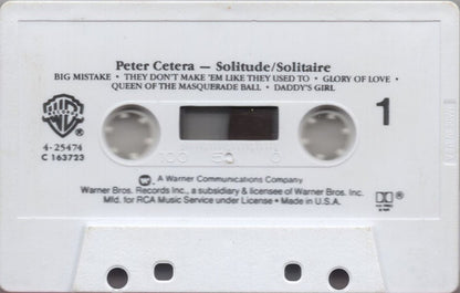 Peter Cetera : Solitude / Solitaire (Cass, Album, Club, Dol)
