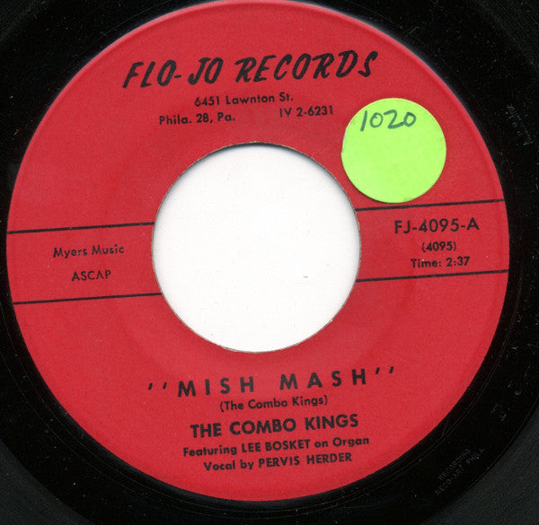 The Combo Kings : Mish Mash / All I Could Do Was Cry (7", Single)