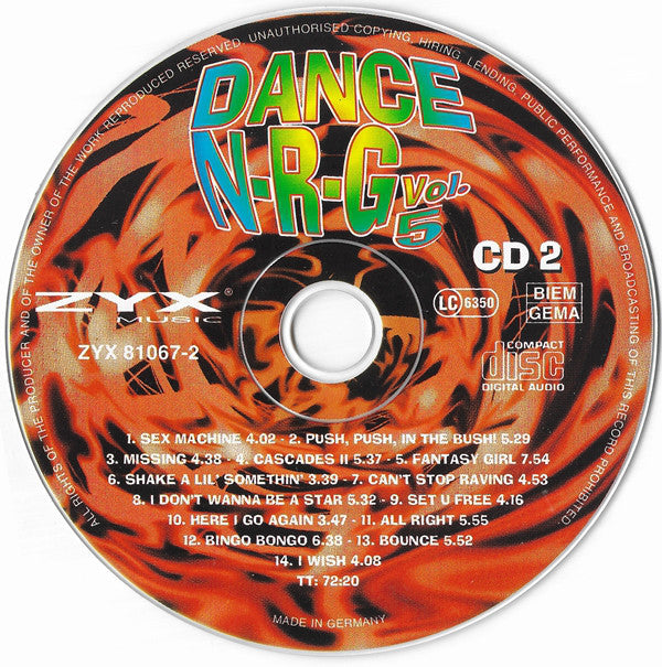 Various : Dance N-R-G Vol. 5 (2xCD, Comp)