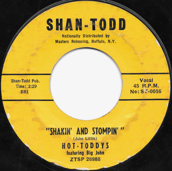 Hot-Toddys : Rockin' Crickets / Shakin' And Stompin' (7", Single, Styrene)