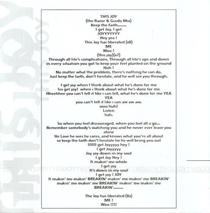 Junior Vasquez And Razor N' Guido Present Vernessa Mitchell : This Joy (CD, Maxi)