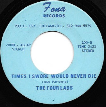 The Four Lads : You'll Never Know (7", Single)