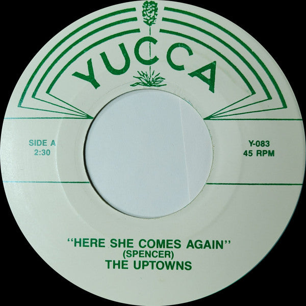 The Uptowns / The Dell-Vikings : Here She Comes Again / How Could You (7", RE, Unofficial, Gre)