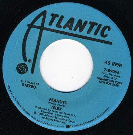 Telex : Peanuts (7", Promo)