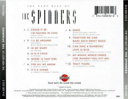 Spinners : The Very Best Of (CD, Comp)