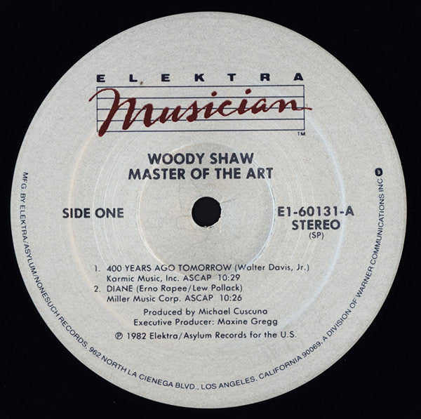 Woody Shaw : Master Of The Art (LP, Album)