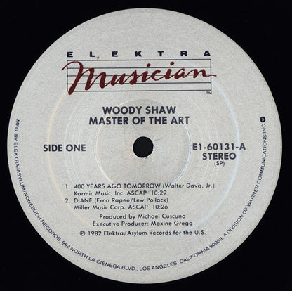 Woody Shaw : Master Of The Art (LP, Album)