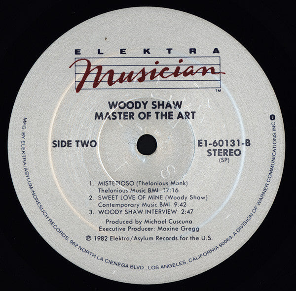 Woody Shaw : Master Of The Art (LP, Album)