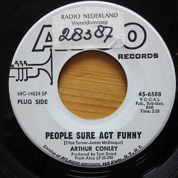 Arthur Conley : People Sure Act Funny (7", Promo, SP)