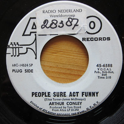 Arthur Conley : People Sure Act Funny (7", Promo, SP)