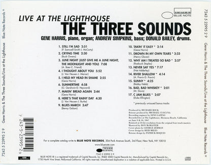 The Three Sounds : Live At The Lighthouse (CD, Album)