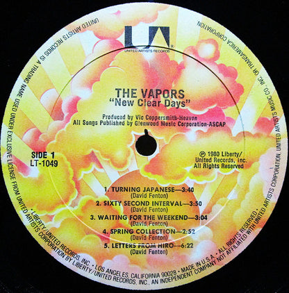 The Vapors : New Clear Days (LP, Album, All)
