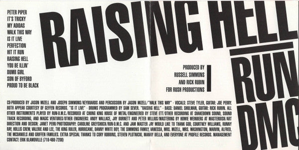 Run-DMC : Raising Hell (CD, Album, RE)