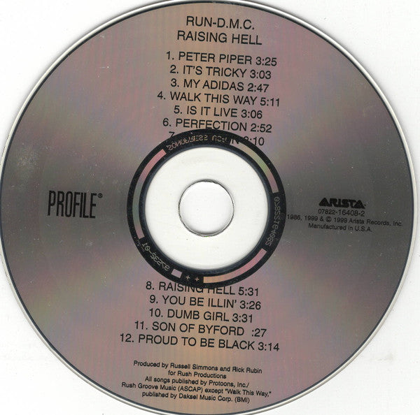 Run-DMC : Raising Hell (CD, Album, RE)
