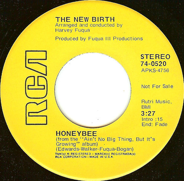 New Birth : It's Impossible / Honeybee (7", Promo)