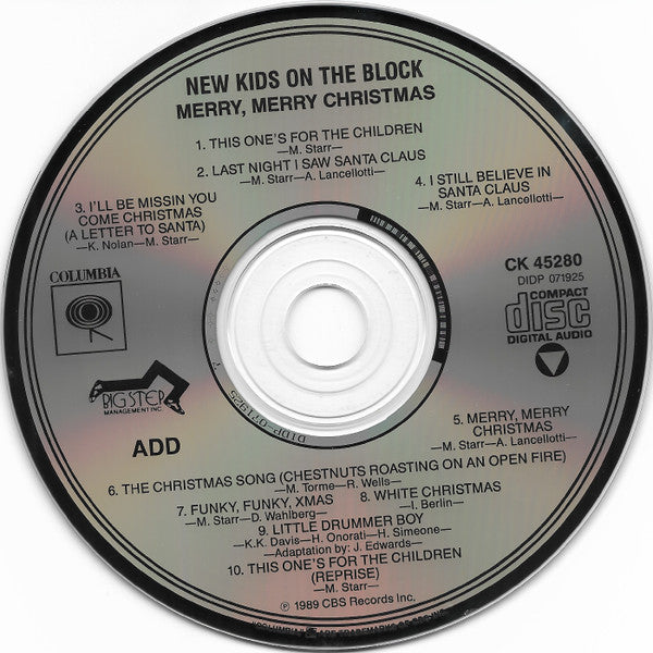 New Kids On The Block : Merry, Merry Christmas (CD, Album)