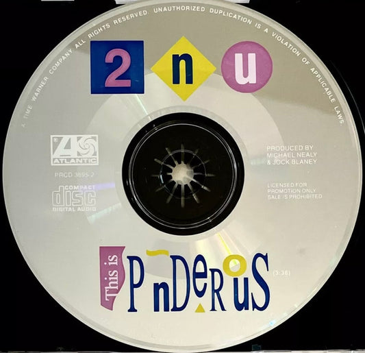 2nu : This Is Ponderous (CD, Single, Promo)
