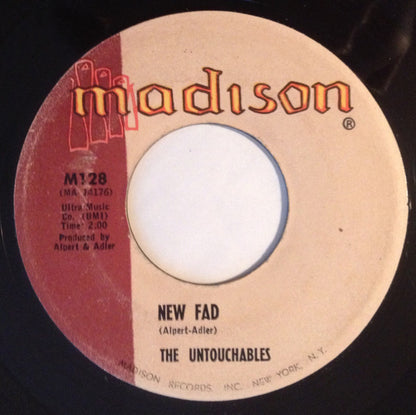The Untouchables (9) : Poor Boy Needs A Preacher / New Fad (7")