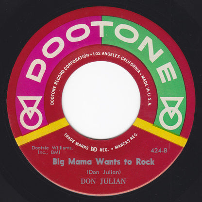 Don Julian : Blue Moon / Big Mama Wants To Rock (7", RE)