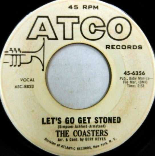 The Coasters : Money Honey / Let's Go Get Stoned (7", Promo)