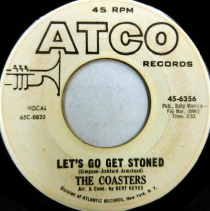 The Coasters : Money Honey / Let's Go Get Stoned (7", Promo)