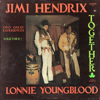 Jimi Hendrix And Lonnie Youngblood : Two Great Experiences - Together (LP)