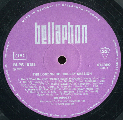 Bo Diddley : The London Bo Diddley Sessions (LP, Album, Gat)