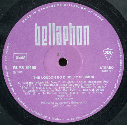 Bo Diddley : The London Bo Diddley Sessions (LP, Album, Gat)