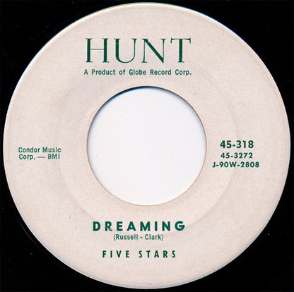 The Five Stars (4) : Pickin' On The Wrong Chicken / Dreaming (7")