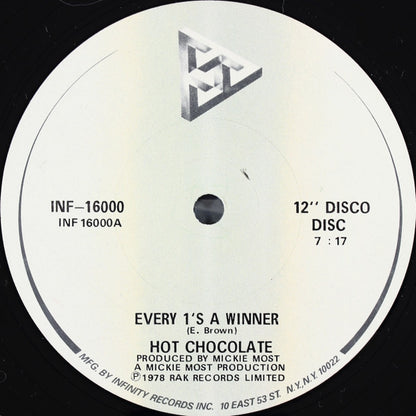 Hot Chocolate : Every 1's A Winner / Put Your Love In Me (12", Single, Glo)