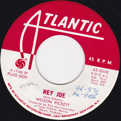 Wilson Pickett : Hey Joe / Night Owl (7", Promo)