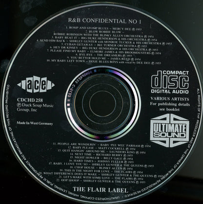 Various : R & B Confidential No.1 - The Flair Label (CD, Comp)