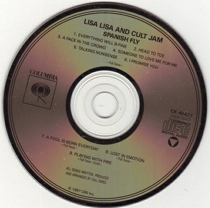 Lisa Lisa & Cult Jam : Spanish Fly (CD, Album)