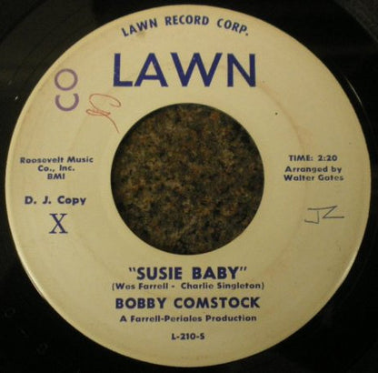 Bobby Comstock : Susie Baby (7", Single, Promo)