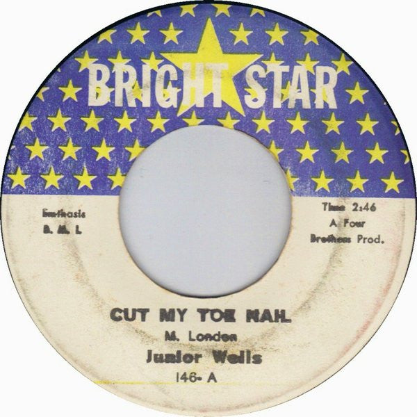 Junior Wells : Cut My Toe Nail / I'm Losing You (7", Single)