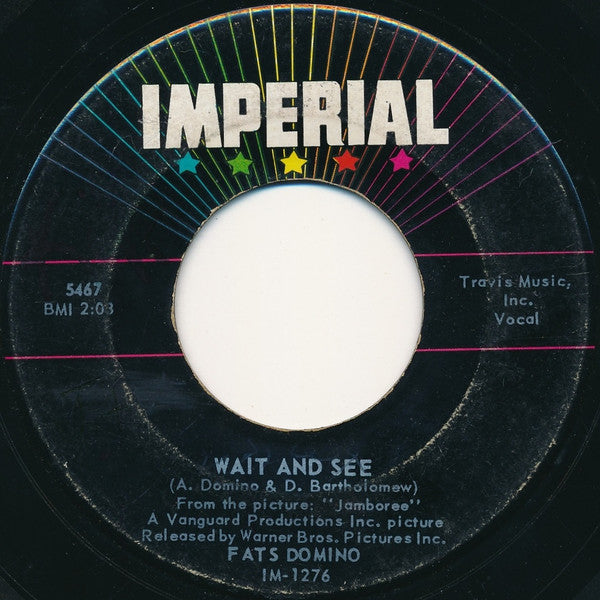 Fats Domino : Wait And See / I Still Love You (7", Single)