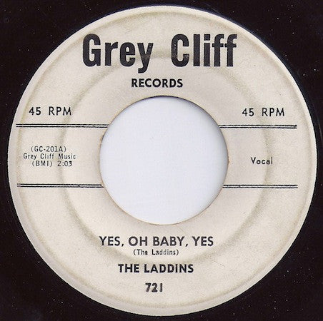 The Laddins : Yes, Oh Baby, Yes / Light A Candle (7")
