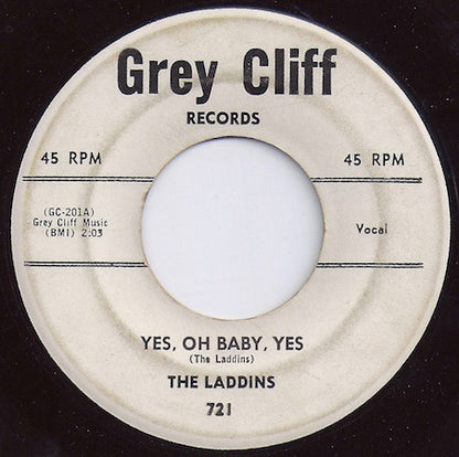 The Laddins : Yes, Oh Baby, Yes / Light A Candle (7")