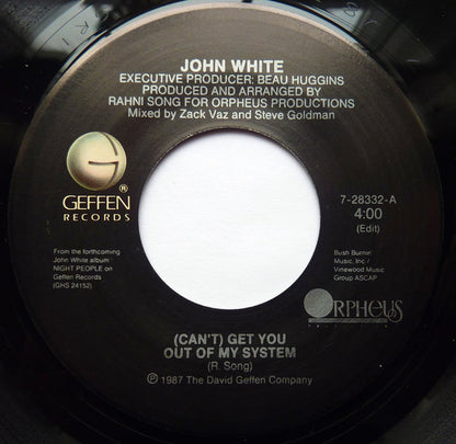 John White (2) : (Can't) Get You Out Of My System (7")
