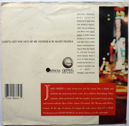 John White (2) : (Can't) Get You Out Of My System (7")