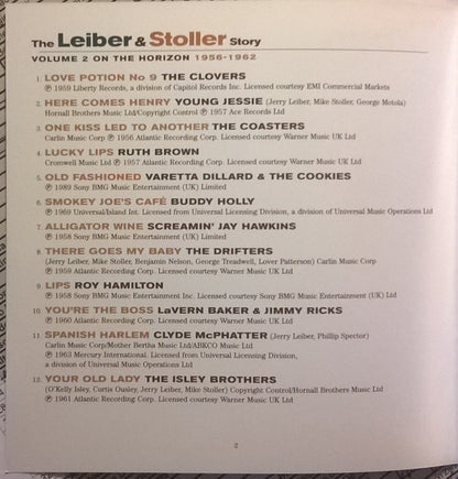 Leiber & Stoller : The Leiber & Stoller Story Volume 2 (On The Horizon 1956-1962) (CD, Comp)
