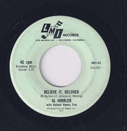 Al Hibbler With Roland Hanna Trio : Blues For The Weepers / Believe It, Loved (7", Single)