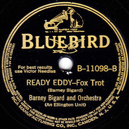 Barney Bigard And His Orchestra : Lament For Javanette / Ready Eddy (Shellac, 10", Ind)